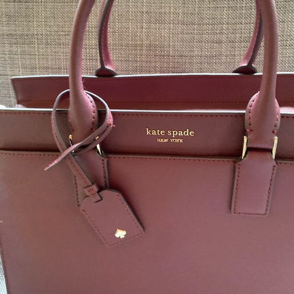 LARGE SATCHEL CAMERON CHERRYWOOD KATE SPADE BAG - Picture 8 of 14